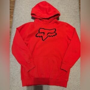 Fox Large Logo Red Sweatshirt